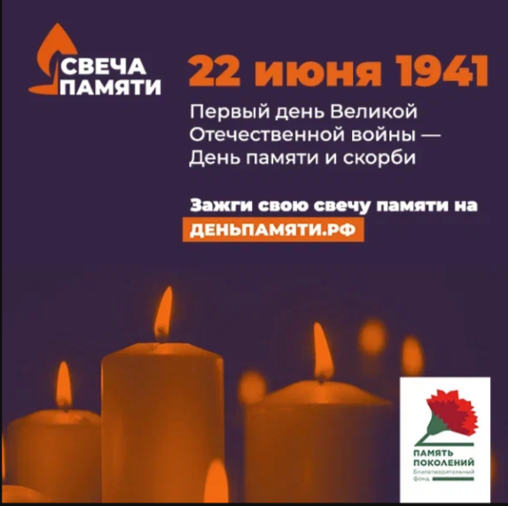 Всероссийская онлайн-акция «Свеча памяти-2023».